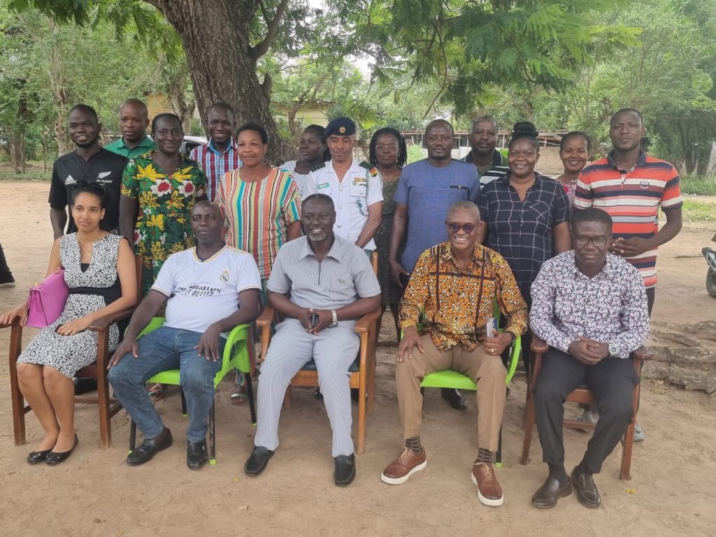 COURTESY VISIT BY THE MUNICIPAL CHIEF EXECUTIVE TO THE AGRICULTURAL DEPARTMENT OF ASHAIMAN MUNICIPAL ASSEMBLY