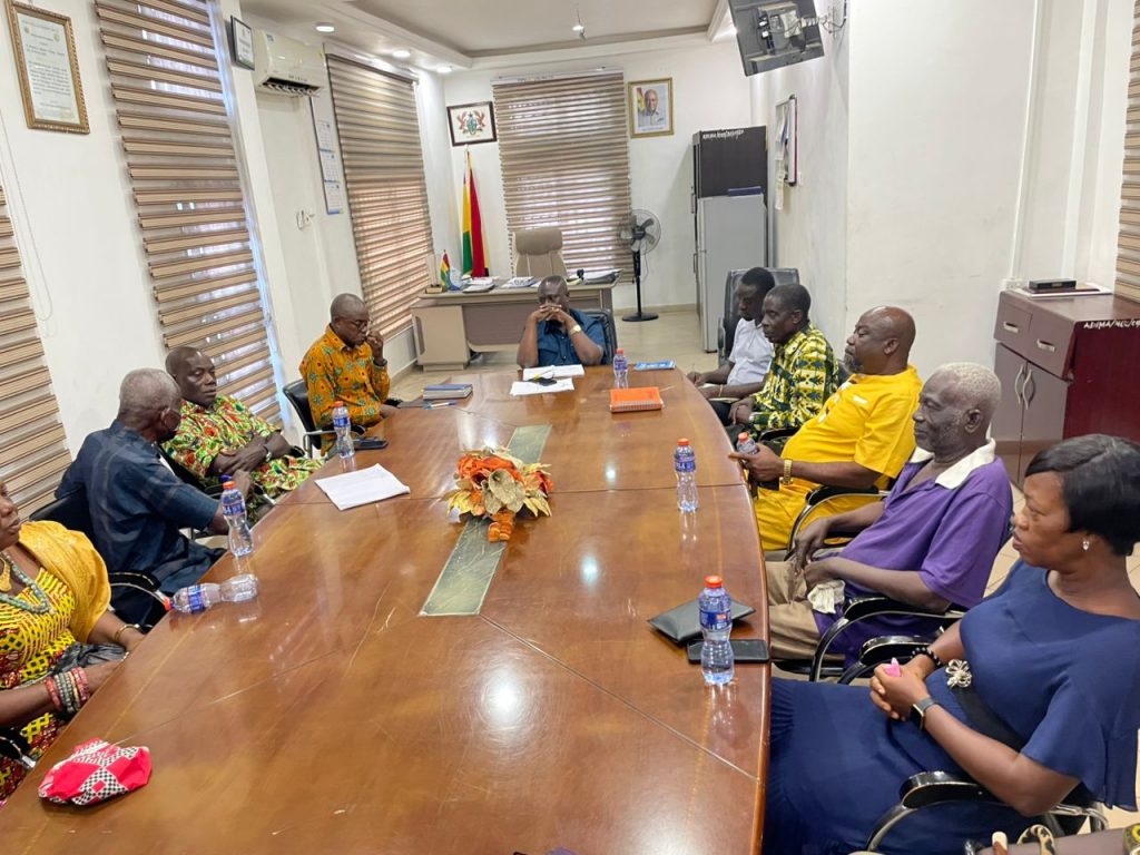 STRENGTHENING TIES WITH GA-DANGBE MOVEMENT FOR INCLUSIVE DEVELOPMENT-ASHAIMAN MCE MEETS LEADERSHIP